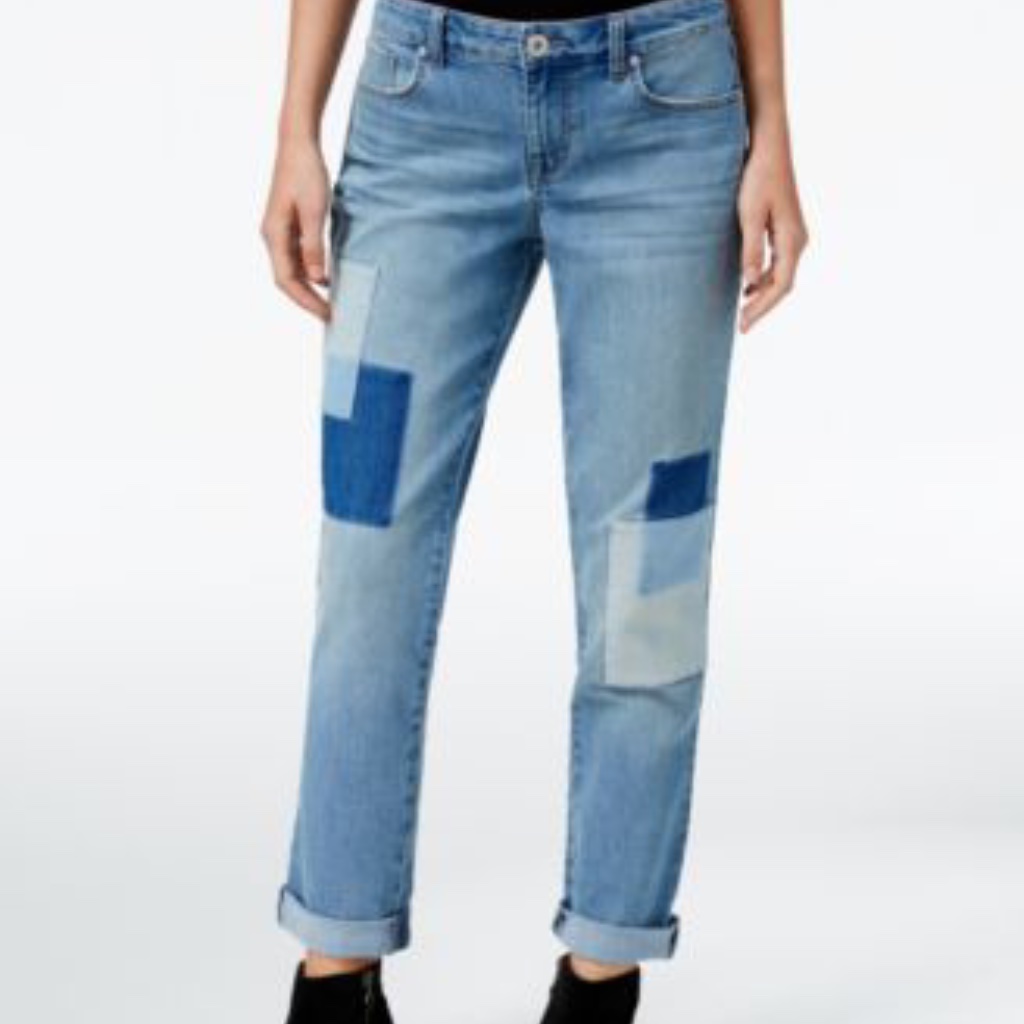 Brand New Size 6 Petite Patchwork Jeans Macys 55 Retail Lot1649